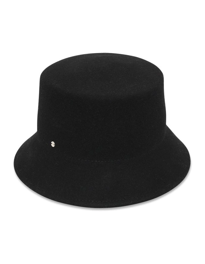 Seine Wool Bucket Hat in Black
