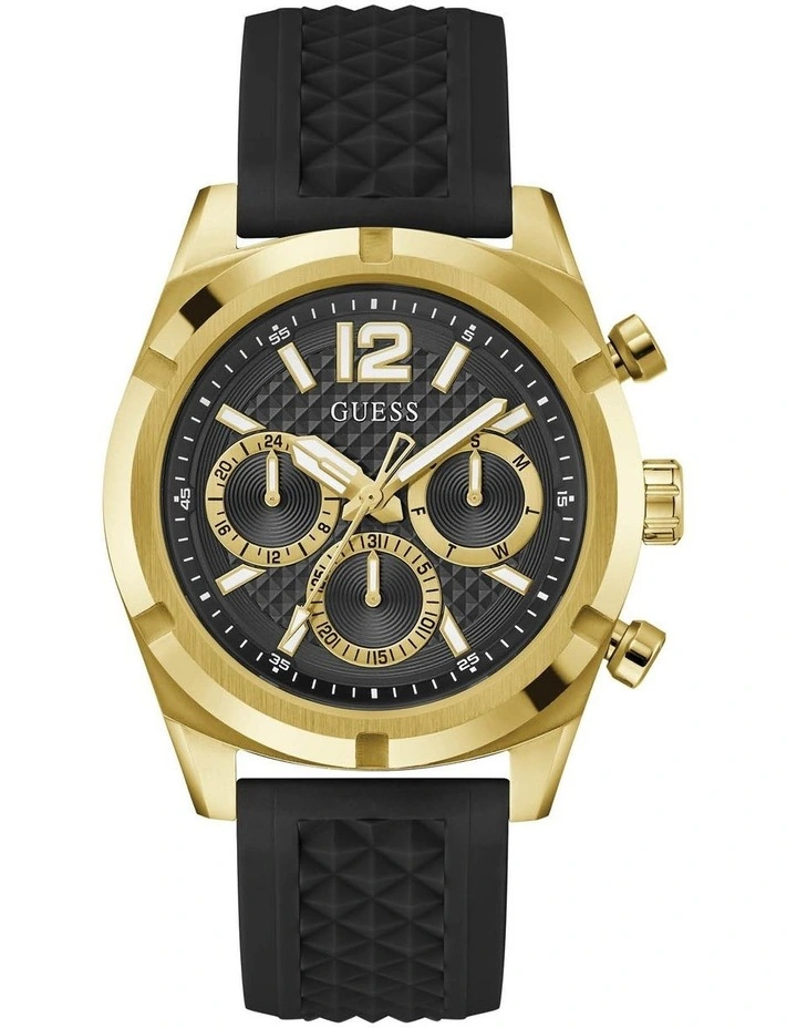 Resistance Silicone Watch in Black