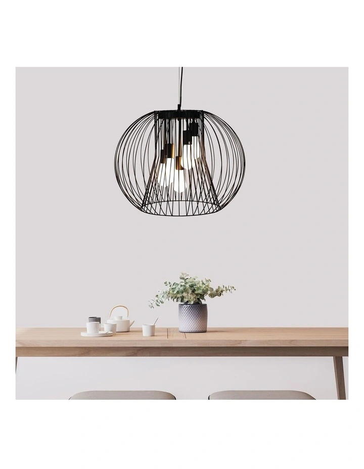Malo Pendant Light 60cm Black
