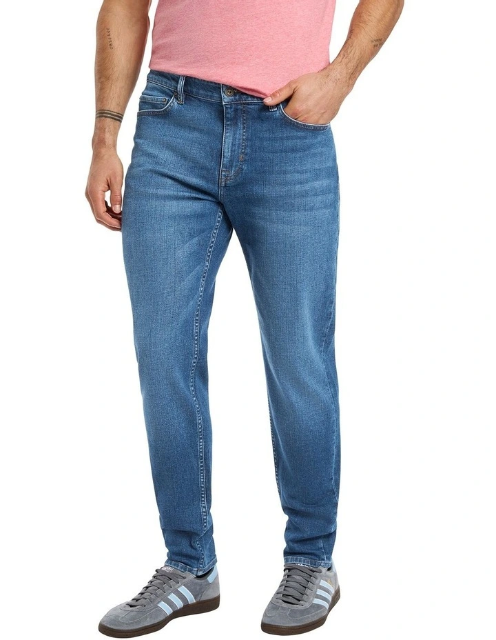 Crosby Tapered Fit Jean in Vintage Blue