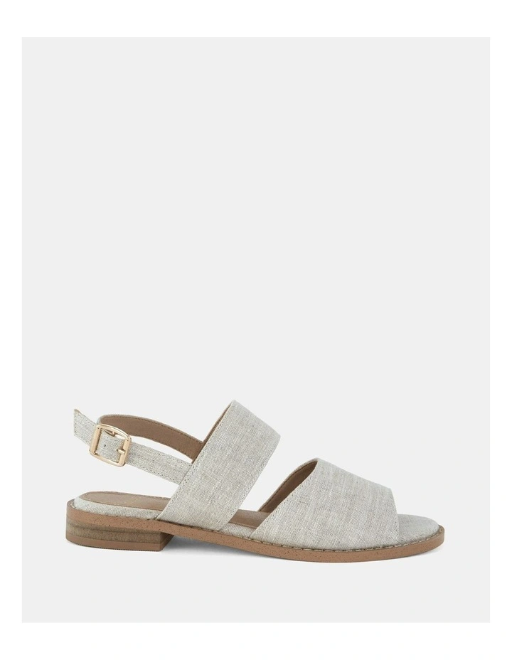 Tails Strappy Flats in Grey
