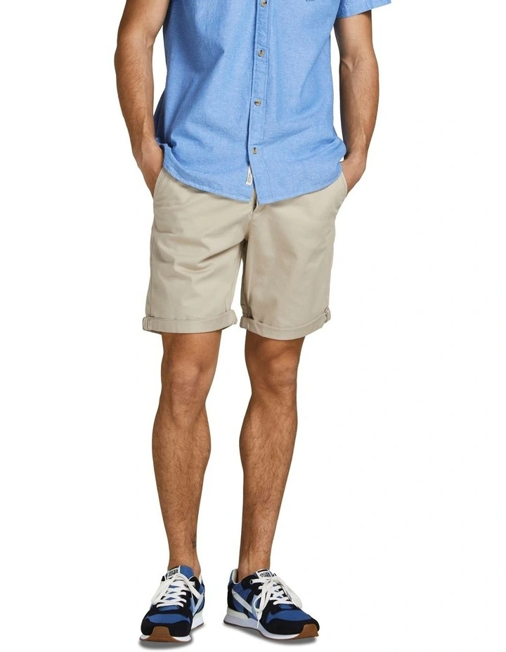 Bowie Solid Shorts in Oxford Tan