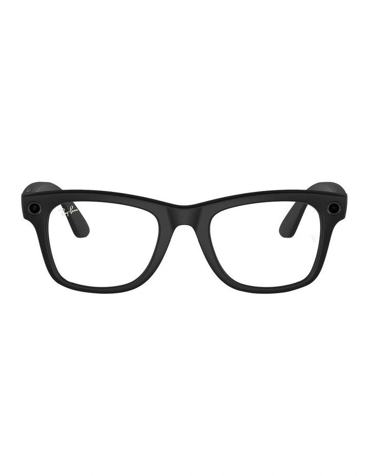 Meta Wayfarer Sunglasses in Black