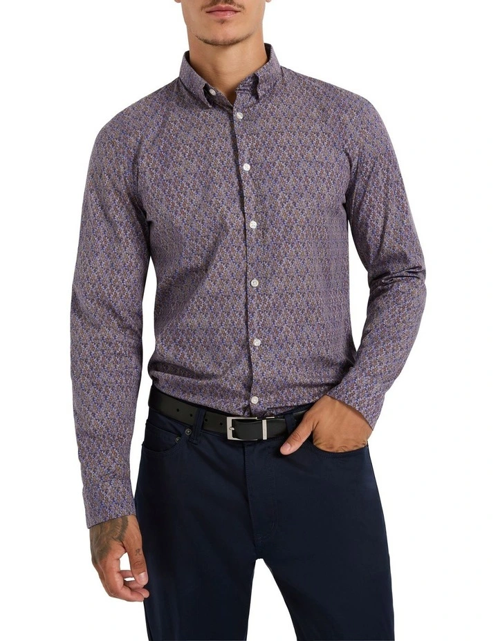 Fern Around Shirt in Navy Multi