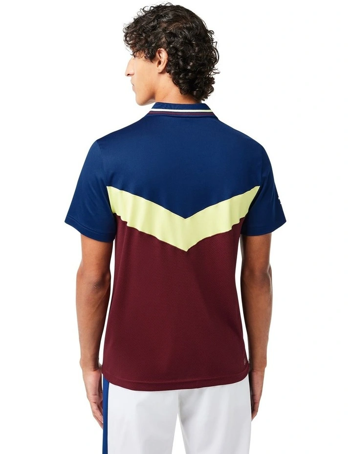 DM Tech Ultra Dry Polo Shirt in Methylene/Limeira