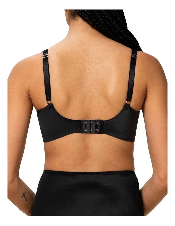 True Shape Sensation Wirefree Minimiser Bra in Black