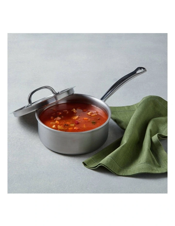 Per Amore Clad Stainless Steel Induction Covered Saucepan 20cm/2.8L