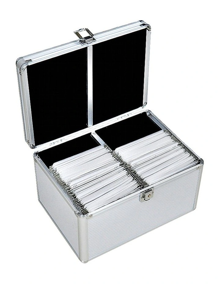 240 Discs Aluminium Cd Cases in Silver