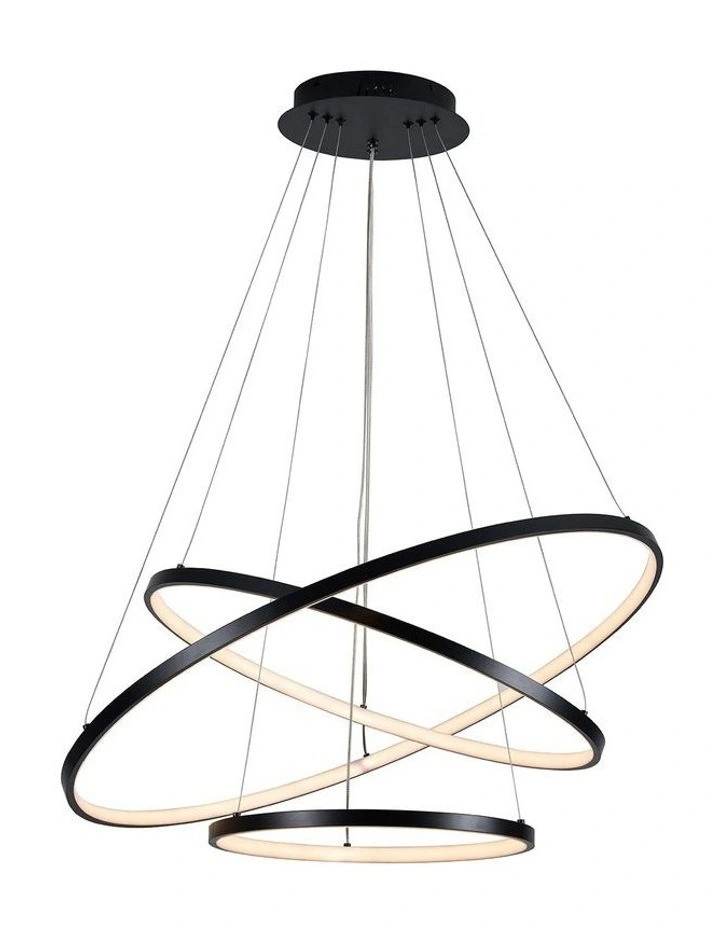 Trinity LED Pendant Light Small in Black