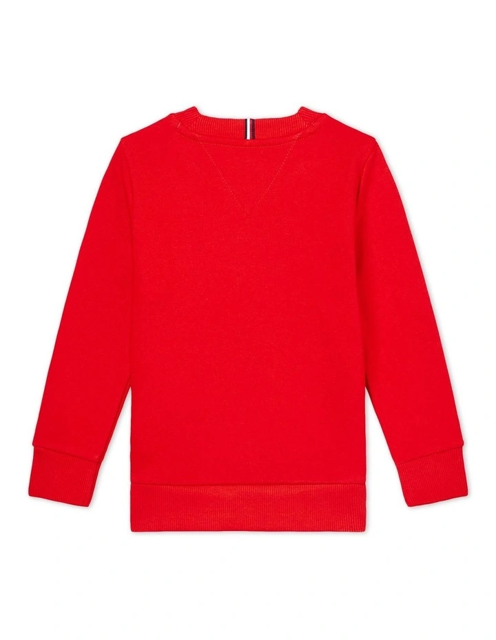 Oversized Logo Sweatshirt (8-16 Year) in Red