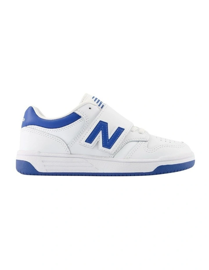 480 V1 Self-Fastening Pre-School Sneakers in White
