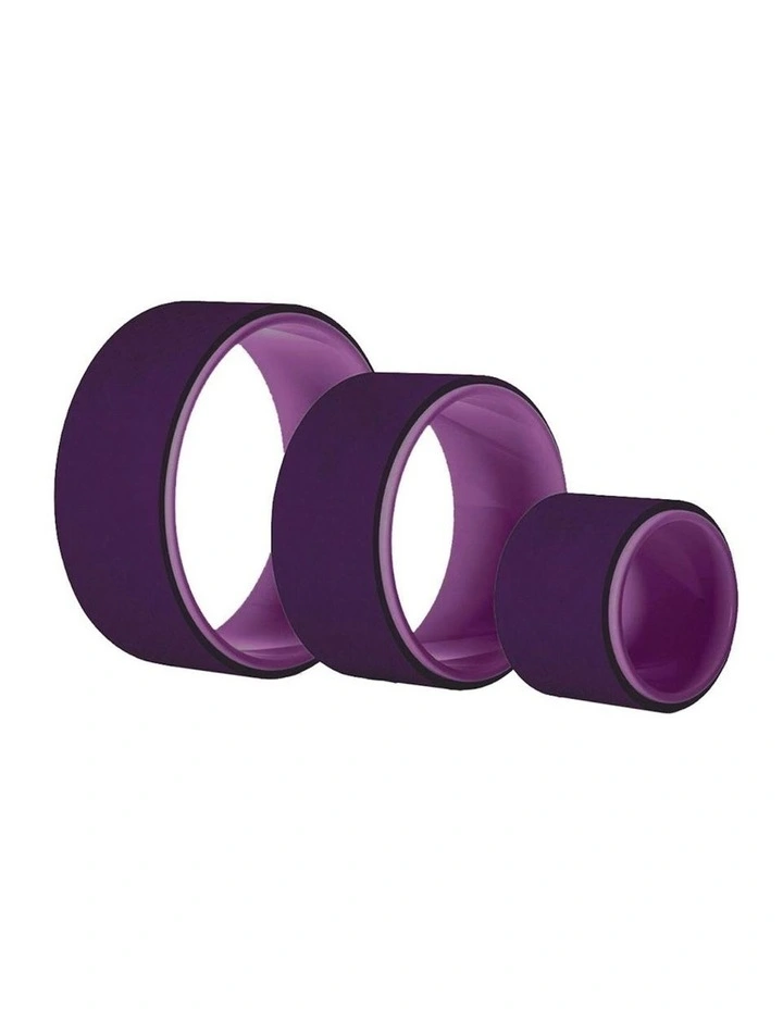 Yoga Wheel Set of 3 in Purple