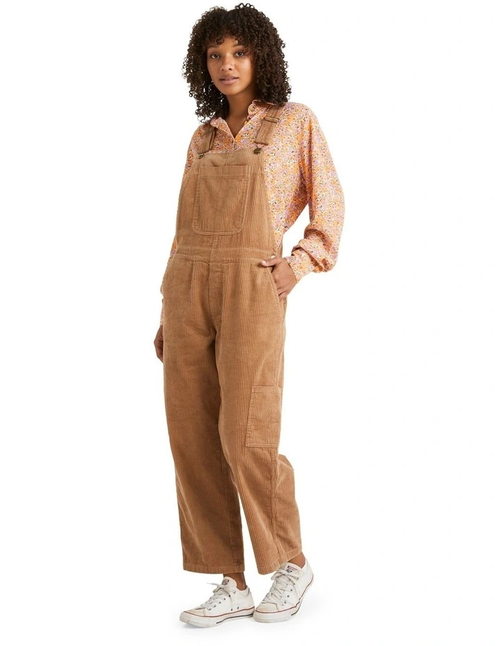 Leia Cord Overalls in Assorted