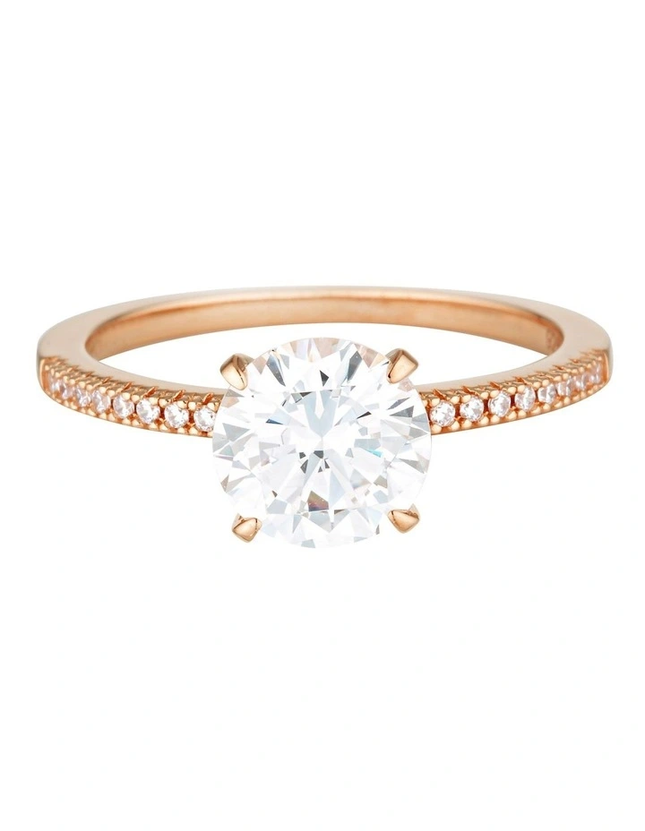 Iconic Bridal Francesca Rose Gold Ring