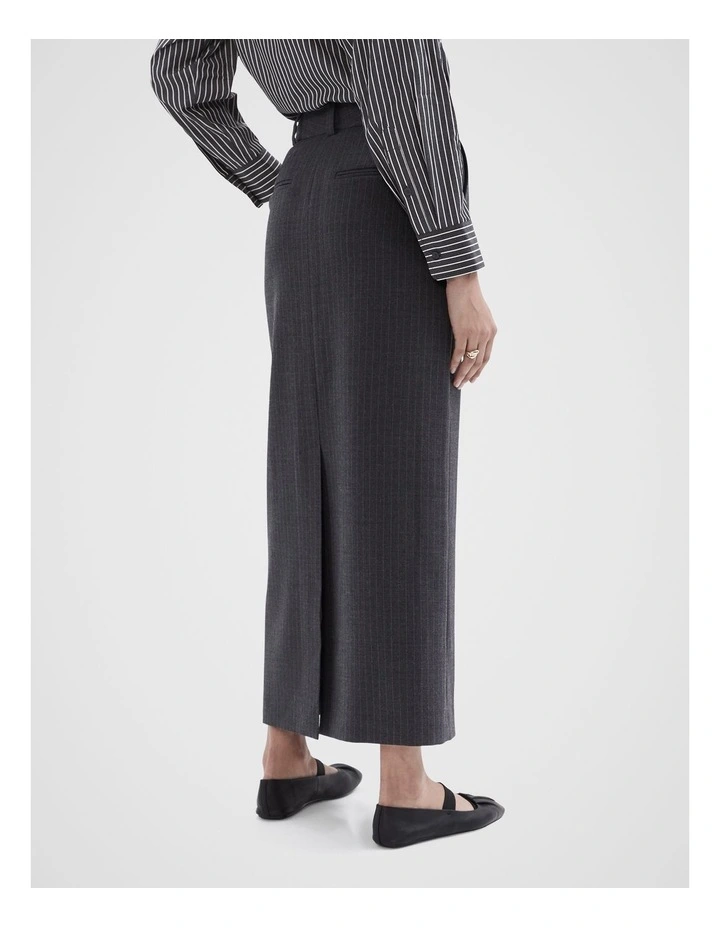 Pinstripe Tailored Skirt in Assorted