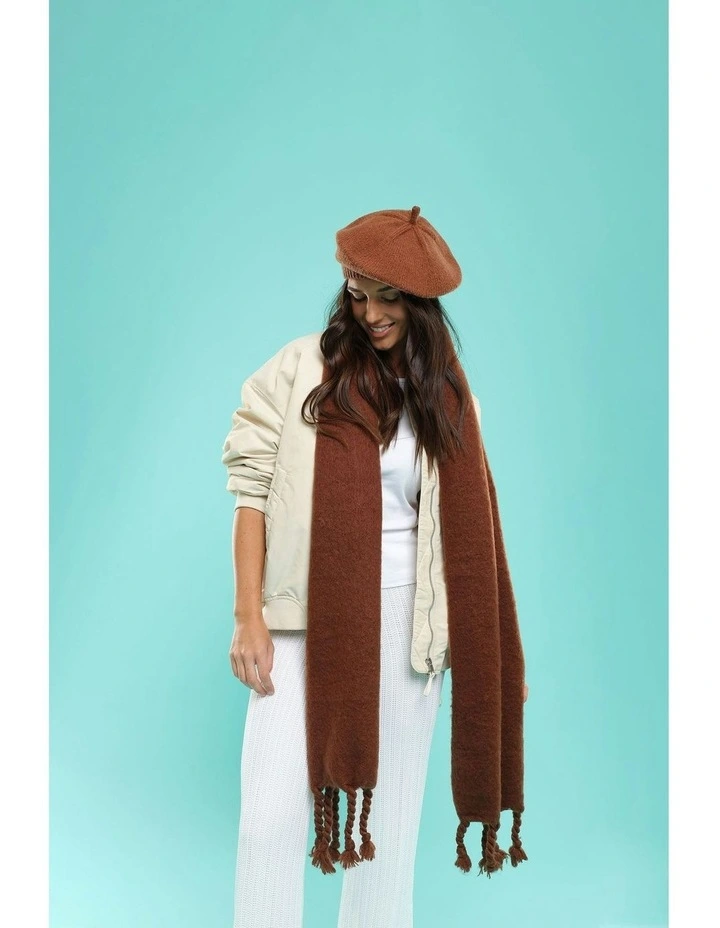 Stevie Beret in Brown