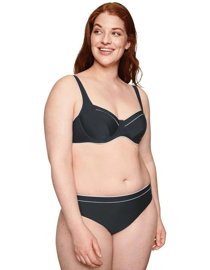 Underwire Bikini 2 Pieces in Black/White