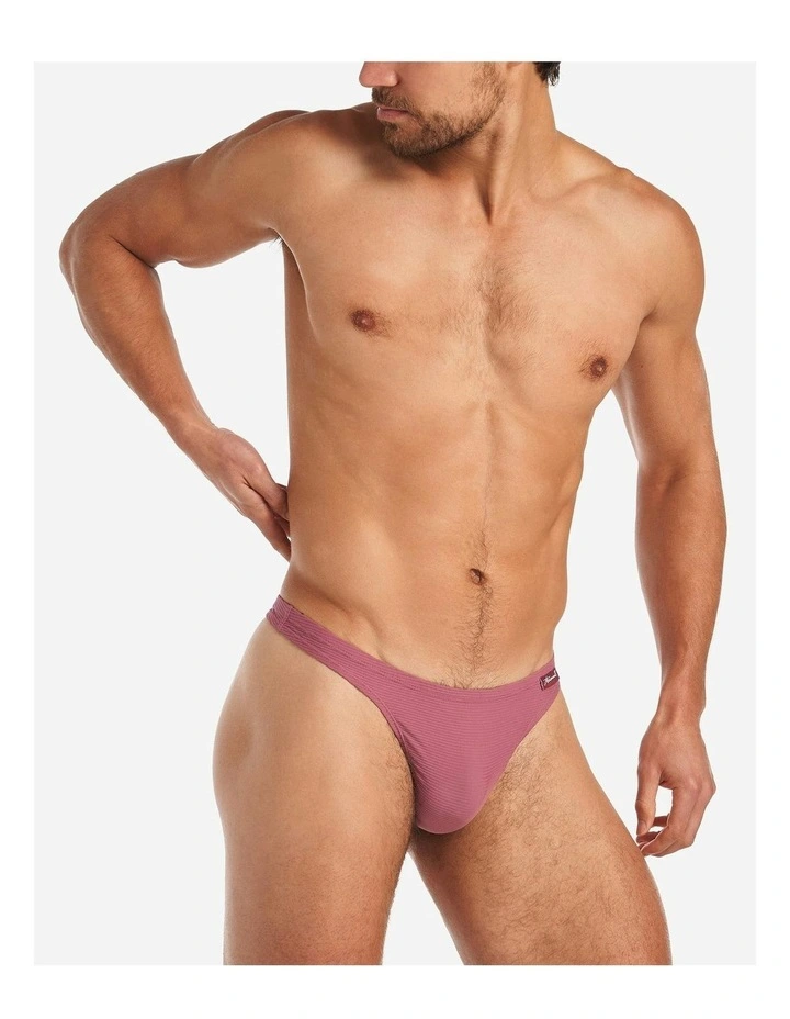 Eclipse Thong in Crushed Berry
