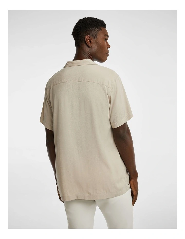 Community Viscose Blend Shirt in Natural