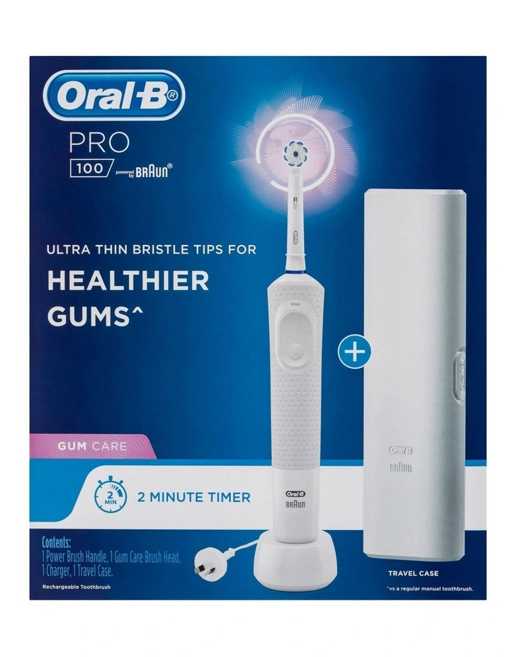 Pro 100 Gum Care Electric Toothbrush PRO100GUM in White