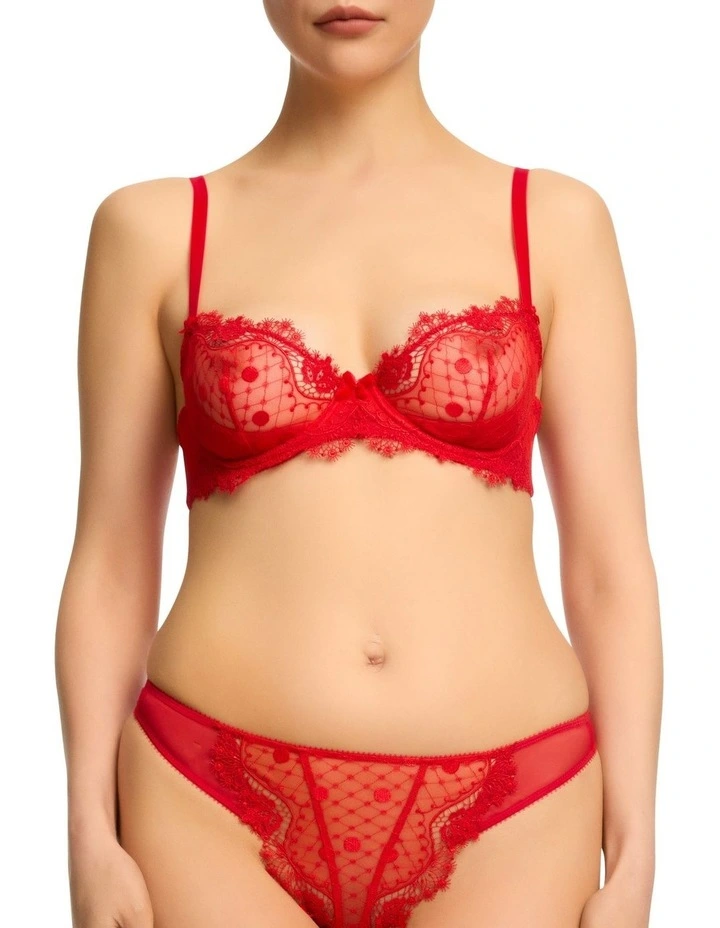 Vedette Underwire Bra in Flame