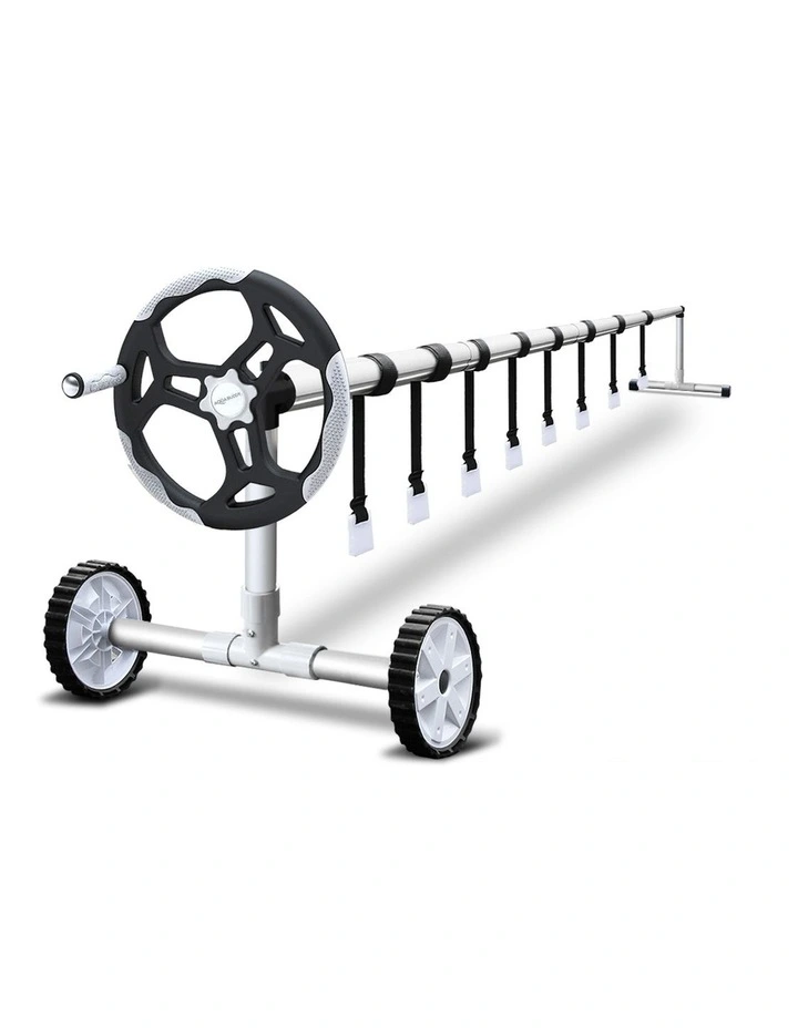 Swimming Pool Cover Roller in White
