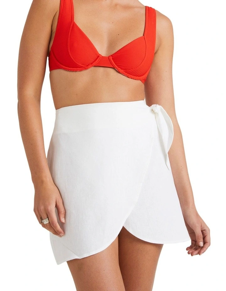 Sun Fader Skirt in White