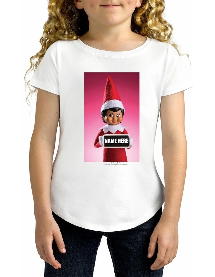 Girl's Elf on the Shelf Cotton Tee
