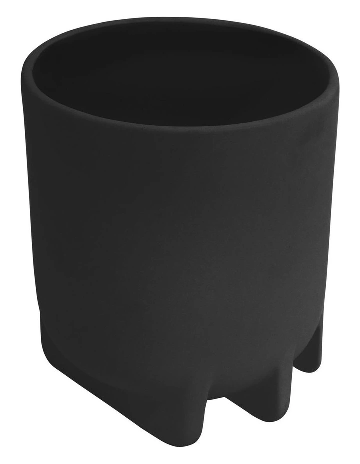 Zion Planter 24x26 cm in Black