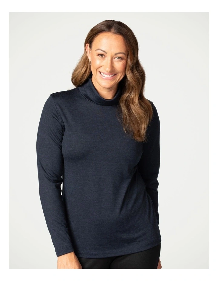 Hedrena Skivvy Top in Black