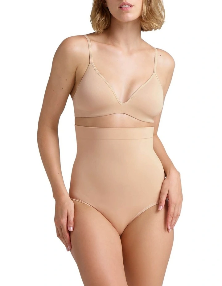 Powerlite High Waisted Brief in Beige