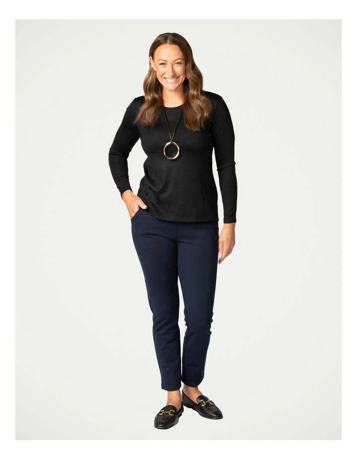 Super Ponti Pull-On Pocket Pant in Navy