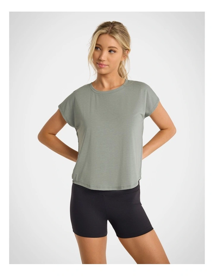 Relaxed Tee in Sage