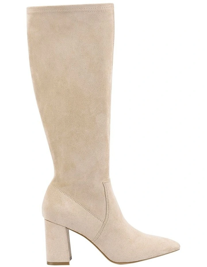 Manny Tall Boots in Stone Micro
