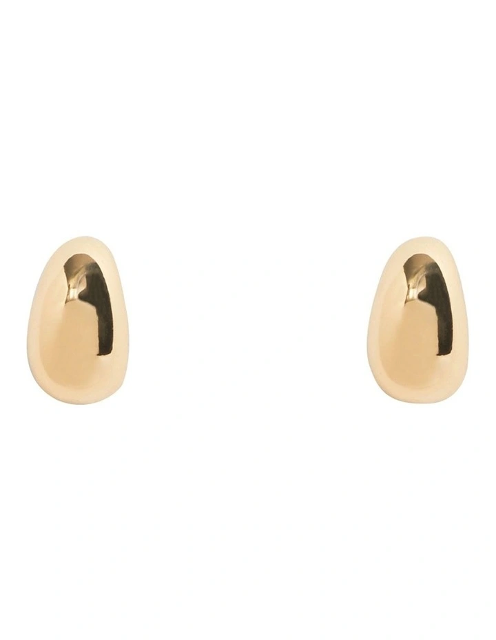 Curved Earring in Gold
