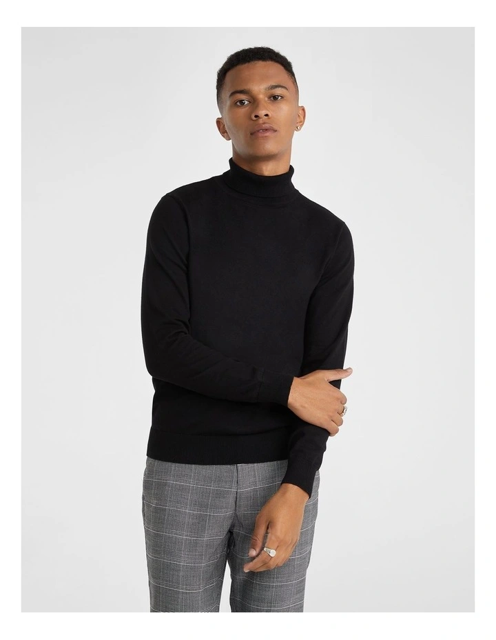 Gillespie Roll Neck in Black