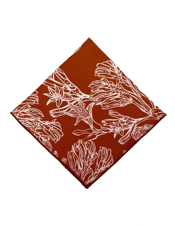 Kangaroo Paw Tie Gift Set in Orange