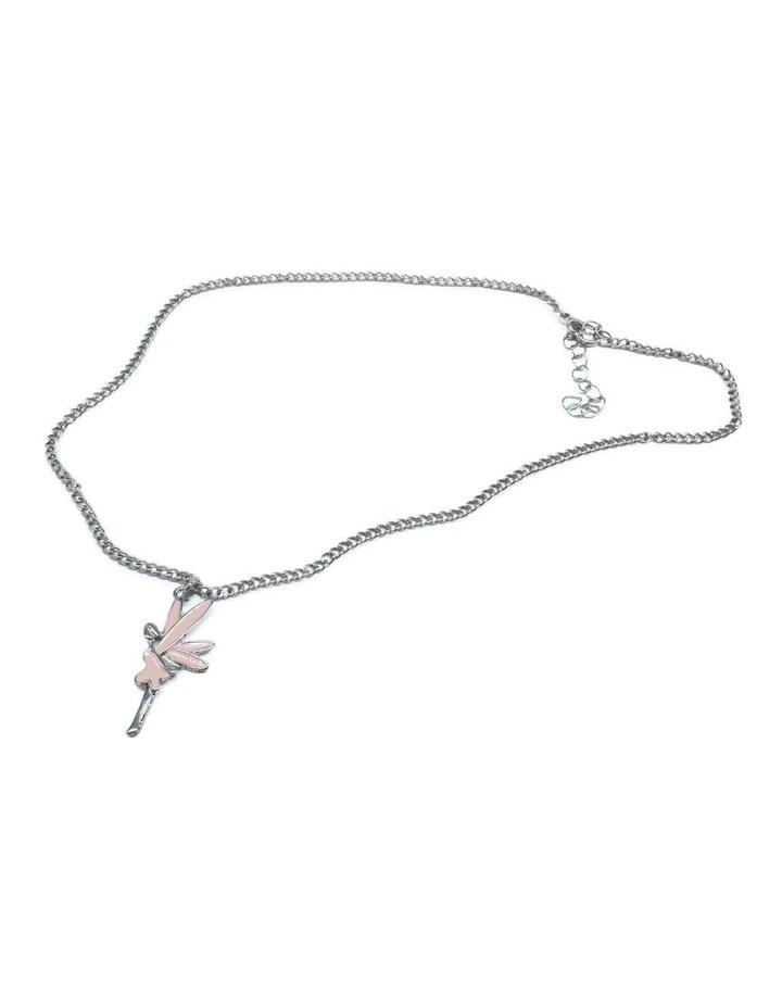 Fairy Necklace And Hair Clip Set in Silver
