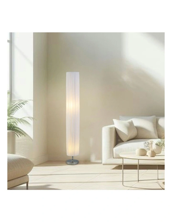 Shadea Floor Lamp in White