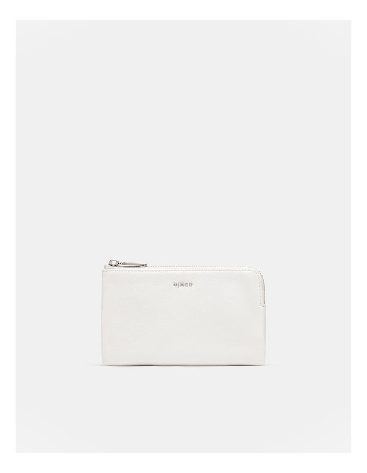 Classico Small Pouch in Pearlised White
