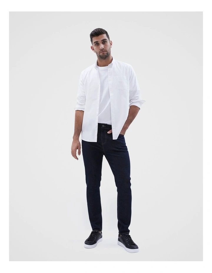 Slim Tapered Jean in Dark Denim