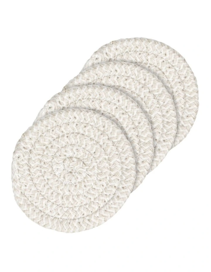 Nixon Coasters 4 Pack in White