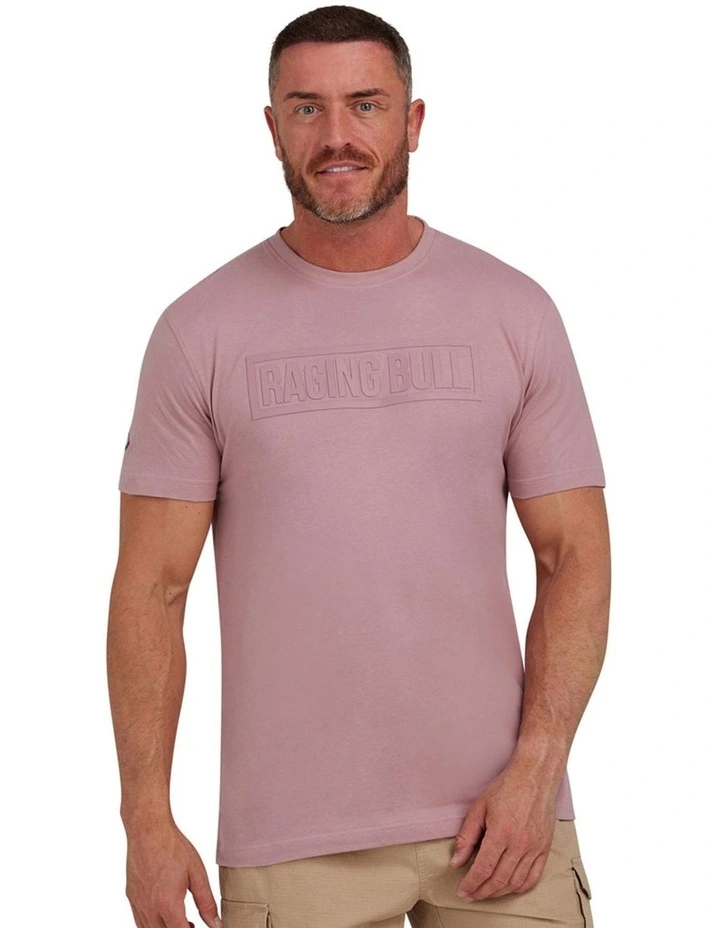 High Build T-shirt in Rose