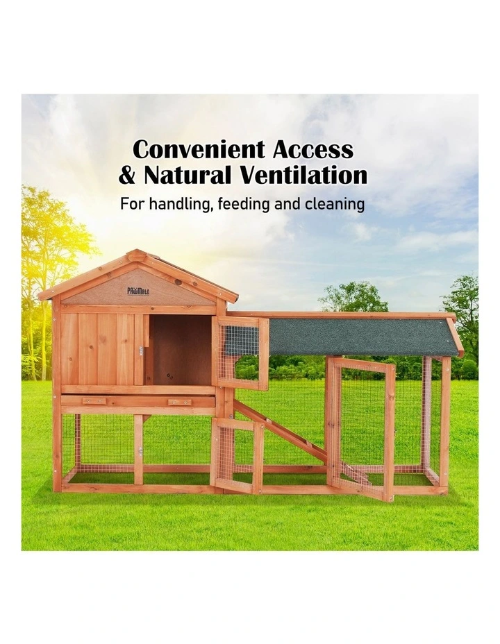 2 Storey Pet Hutch 148x44x84.5cm in Orange