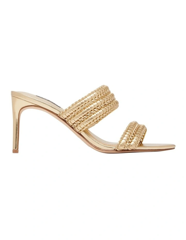 Pause Heeled Sandal in Gold