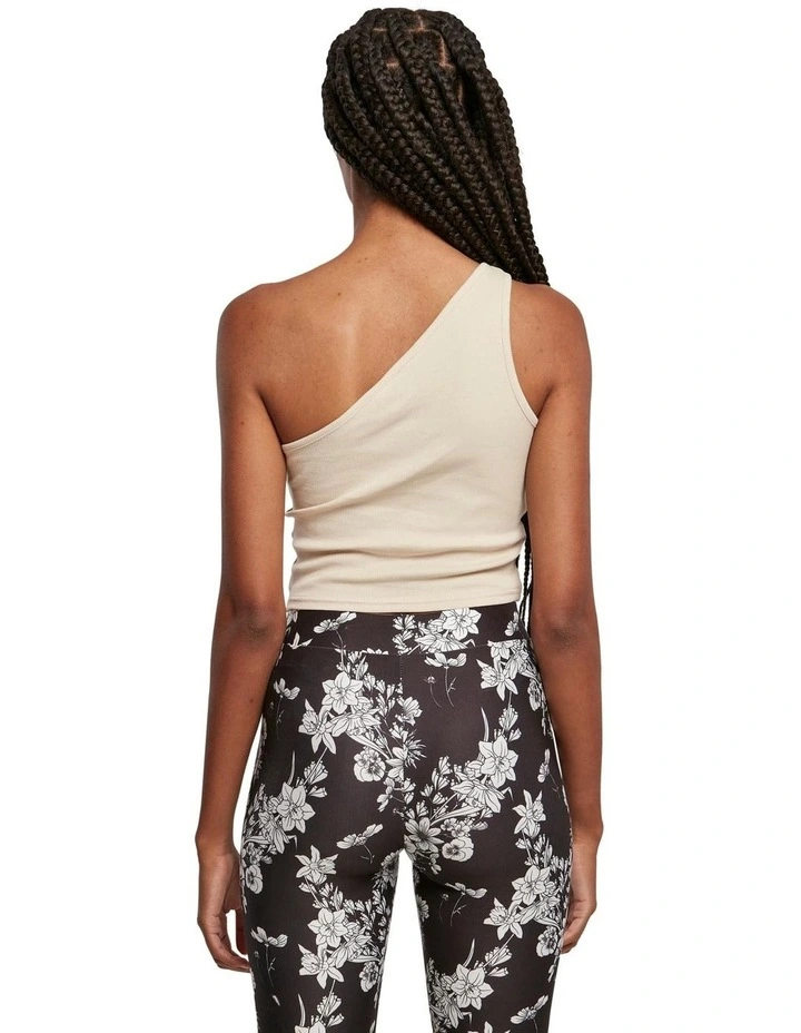 Cropped Asymmetric Top in Soft Seagrass