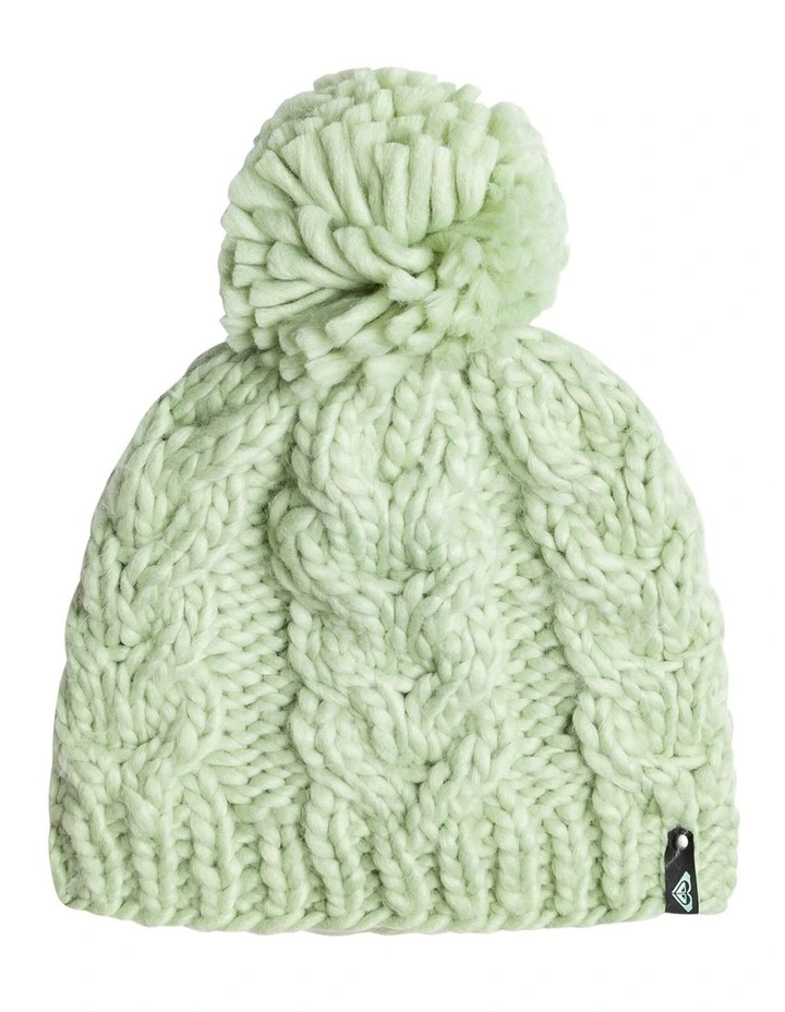 Winter Beanie in Cameo Green