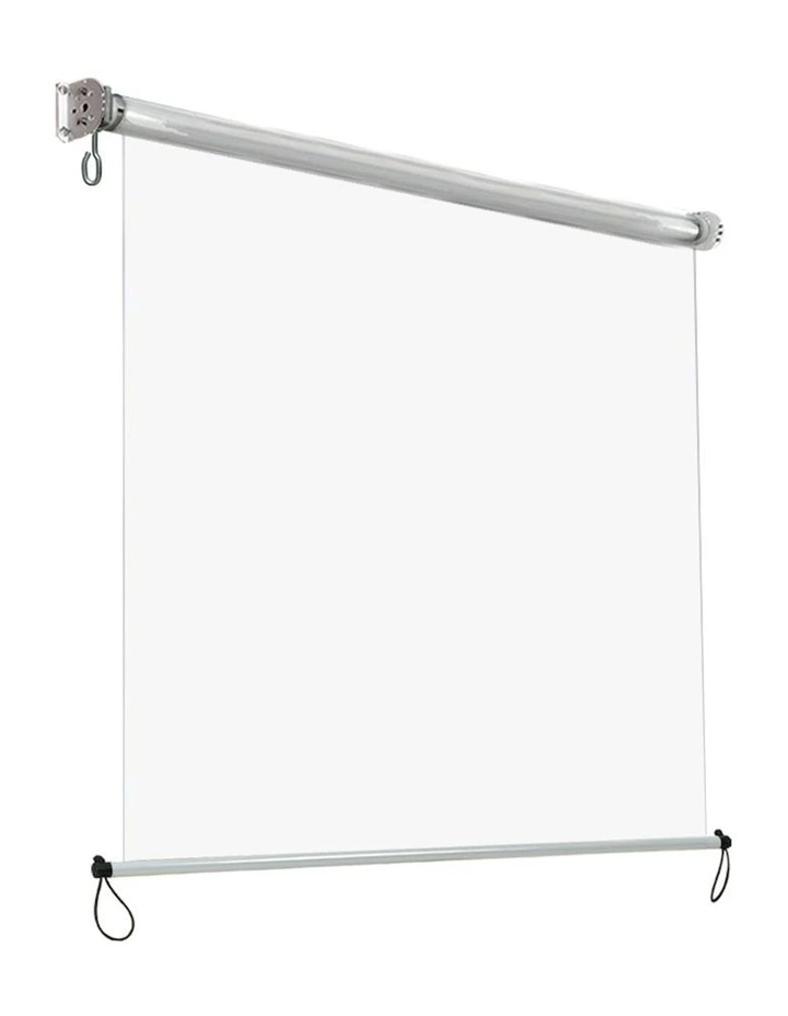 Instahut Outdoor Blind Roll Down Awning Canopy Shade 1.4X2.4M in White