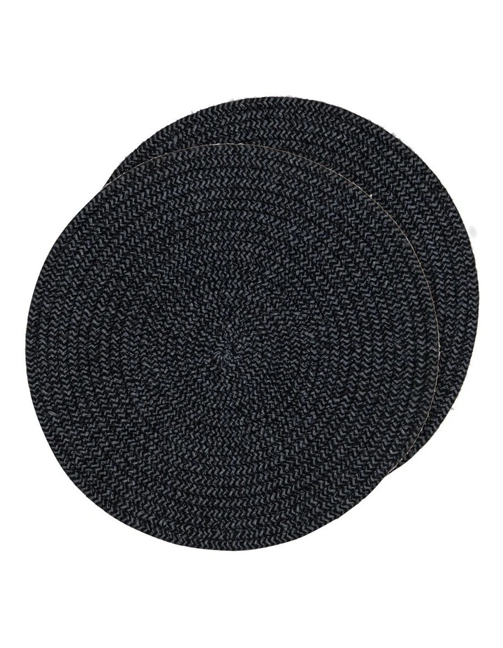 Nixon Placemat 2 Pack in Black