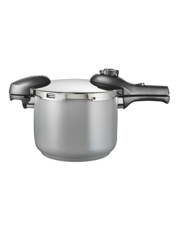 Pressure Cooker 22cm/6.0lt - Steel Grey
